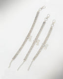 Honden Halsketting met Strass-steentjes en Botje bedel Mooi Honden Halsketting met Strass-steentjes en Botje bedel