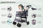 Hondenbuggy Ibiyaya Cloud 9 Pet Stroller - Mint Green | Superbay