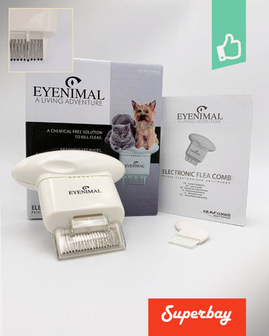 Aanbieding Elektrische vlooienkam voor honden bij Superbay  