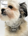 Honden Halsketting met Strass-steentjes en Botje bedel | Superbay