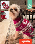 Honden Trui Kerstmis Noors - Warm, Comfortabel & Stijlvol | Rood | XS - 6XL | Superbay