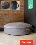Hondenpoef Rond Grijs (55cm diameter) | Superbay