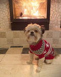 Honden Trui Kerstmis Noors - Warm, Comfortabel & Stijlvol | Rood | XS - 6XL | Superbay
