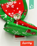 Kerststrik Vlinderdas met Strassteen voor je hondje | Superbay