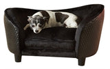 Mooi Enchanted Hondenmand Sofa Ultra Pluche Snuggle Wicker - Bruin 68 x 40 x 37 cm